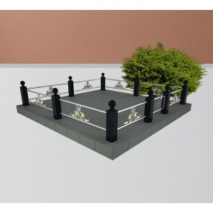 Ограда со вставками ГН2